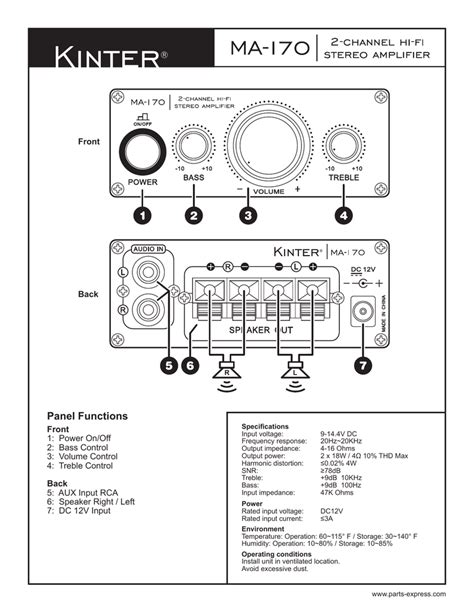 collegamento kinter 2 chanel ma 170|Kinter MA.